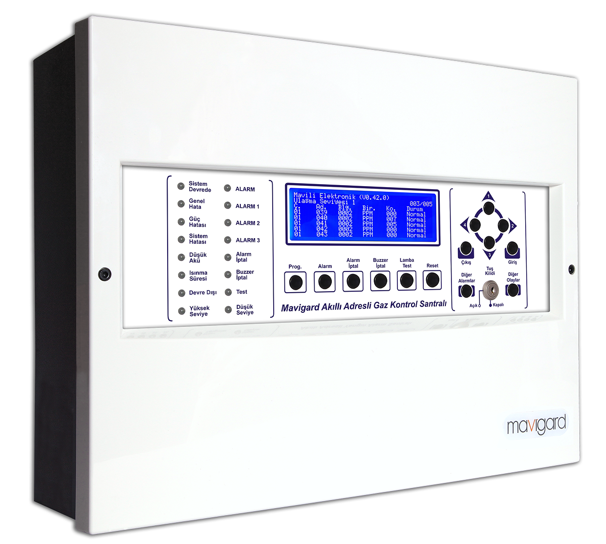 Mavigard Akıllı Adresli Gaz Kontrol Santrali