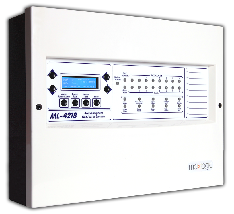 Maxlogic Konvansiyonel Gaz Alarm Santralı